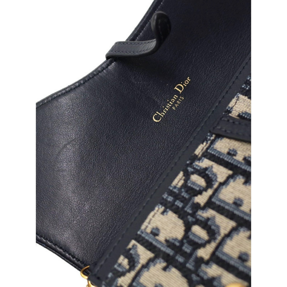 Christian Dior Oblique Saddle Wallet Chain - Picture 5 of 9